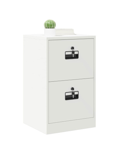 Armadio per File con cassetto Bianco 44 x 50 x 106.5 cm