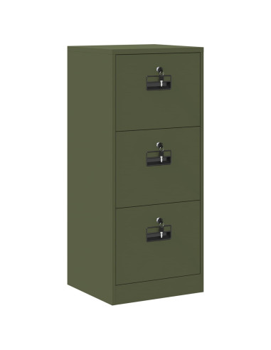 Armadio per File con cassetto Verde oliva 44 x 50 x 106.5 cm