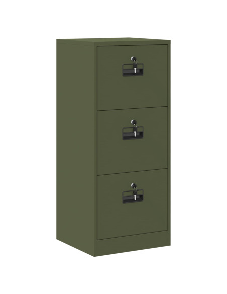 Armadio per File con cassetto Verde oliva 44 x 50 x 106.5 cm
