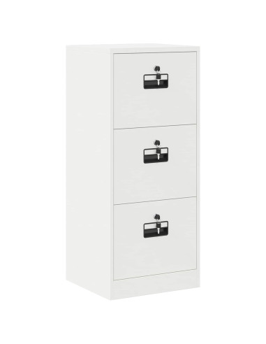 Armadio per File con cassetto Bianco 44 x 50 x 106.5 cm