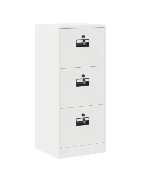 Armadio per File con cassetto Bianco 44 x 50 x 106.5 cm