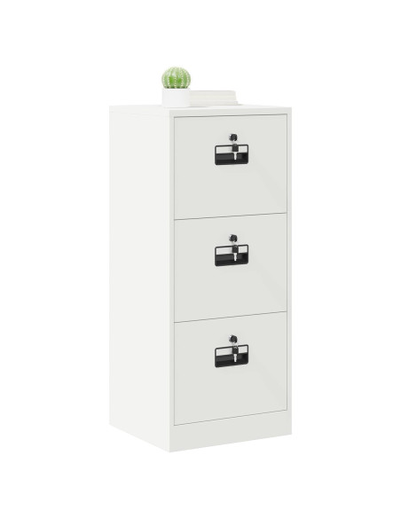 Armadio per File con cassetto Bianco 44 x 50 x 106.5 cm