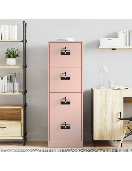 Armadio per File con cassetto Rosa 44 x 50 x 106.5 cm