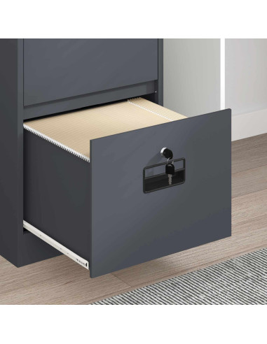 Armadio per File con cassetto Antracite 44 x 50 x 106.5 cm