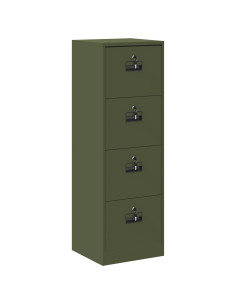 Armadio per File con cassetto Verde oliva 44 x 50 x 106.5 cm 2