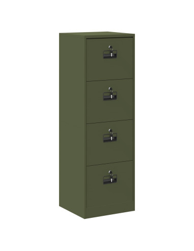Armadio per File con cassetto Verde oliva 44 x 50 x 106.5 cm