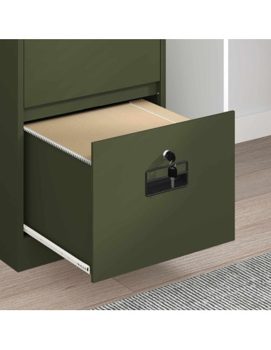 Armadio per File con cassetto Verde oliva 44 x 50 x 106.5 cm