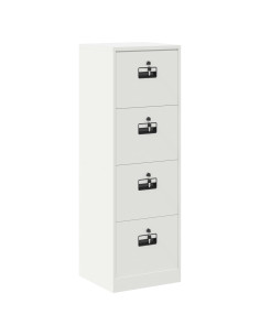 Armadio per File con cassetto Bianco 44 x 50 x 106.5 cm 2