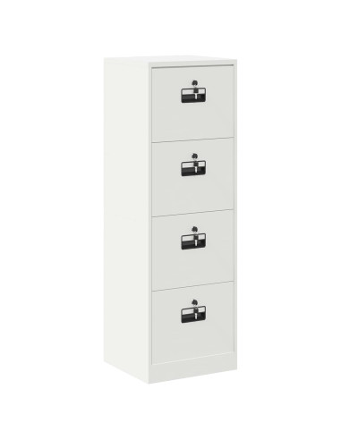 Armadio per File con cassetto Bianco 44 x 50 x 106.5 cm