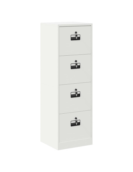 Armadio per File con cassetto Bianco 44 x 50 x 106.5 cm
