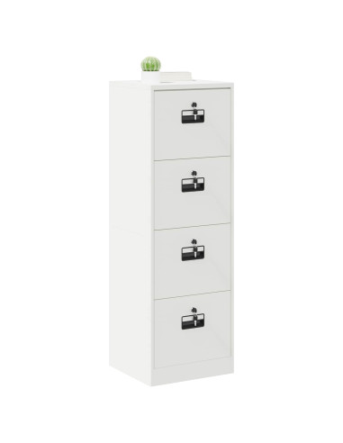Armadio per File con cassetto Bianco 44 x 50 x 106.5 cm