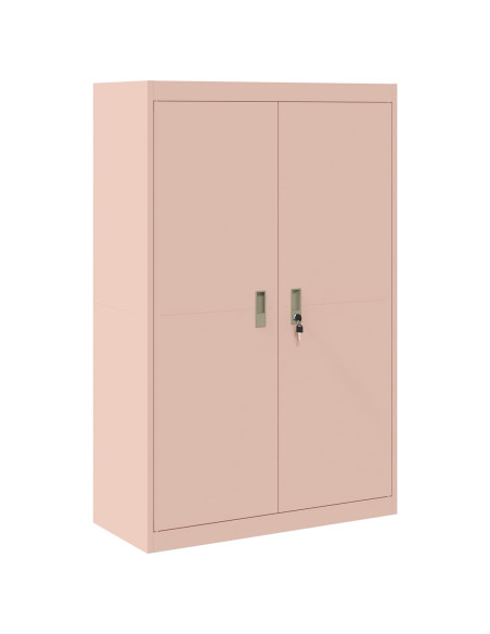 Armadio 2 pcs Rosa 90 x 40 x 140 cm Acciaio