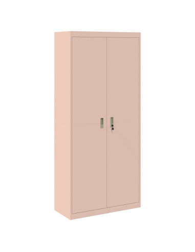 Armadio 2 pcs Rosa 90 x 40 x 200 cm Acciaio