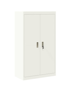 Armadio 2 pcs Bianco 80 x 40 x 140 cm Acciaio 2