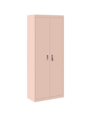 Armadio 2 pcs Rosa 80 x 40 x 200 cm Acciaio