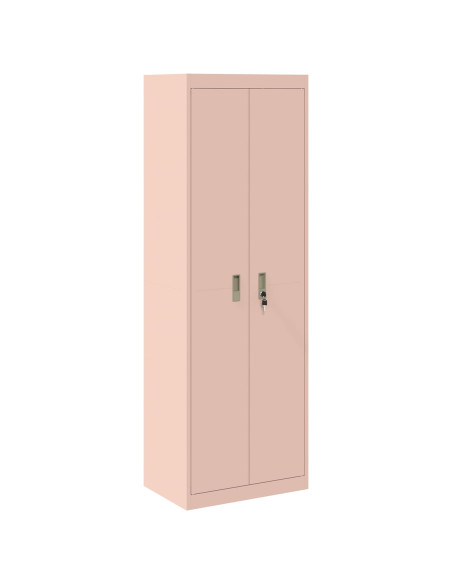 Armadio 2 pcs Rosa 60 x 40 x 180 cm Acciaio