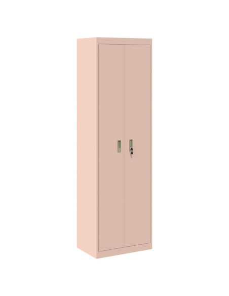 Armadio 2 pcs Rosa 60 x 40 x 200 cm Acciaio