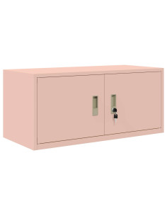 Armadio Rosa 90 x 40 x 40 cm Acciaio 2