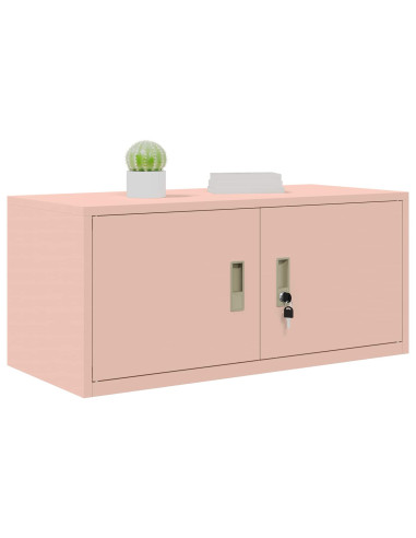 Armadio Rosa 90 x 40 x 40 cm Acciaio