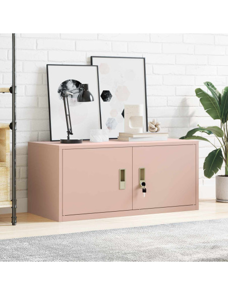 Armadio Rosa 90 x 40 x 40 cm Acciaio