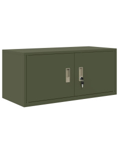 Armadio Verde oliva 90 x 40 x 40 cm Acciaio 2