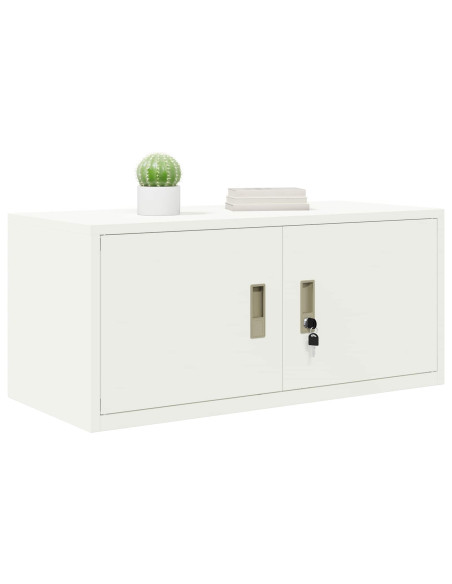 Armadio Bianco 90 x 40 x 40 cm Acciaio