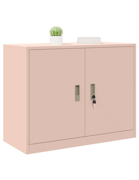 Armadio Rosa 90 x 40 x 70 cm Acciaio