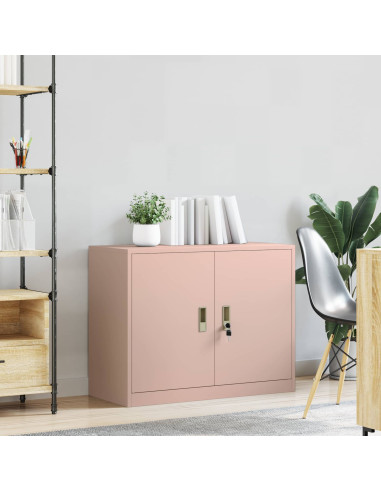 Armadio Rosa 90 x 40 x 70 cm Acciaio