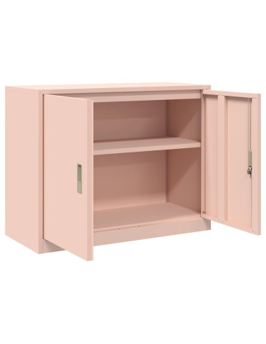 Armadio Rosa 90 x 40 x 70 cm Acciaio