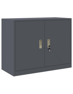 Armadio Antracite 90 x 40 x 70 cm Acciaio 2