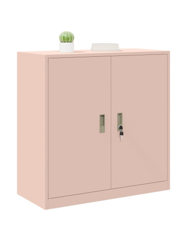 Armadio Rosa 90 x 40 x 90 cm Acciaio