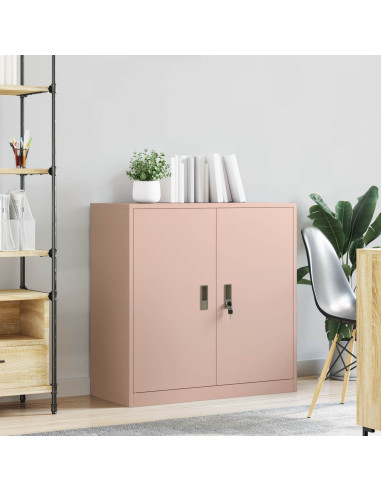 Armadio Rosa 90 x 40 x 90 cm Acciaio