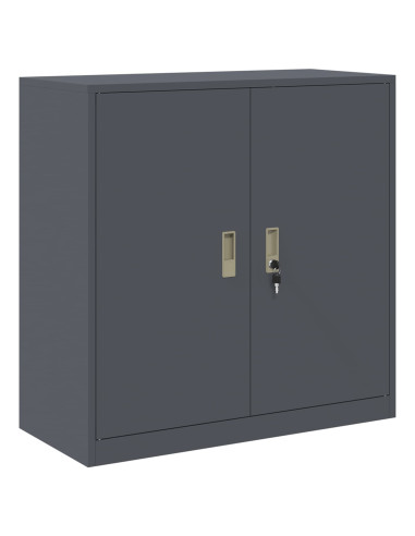 Armadio Antracite 90 x 40 x 90 cm Acciaio
