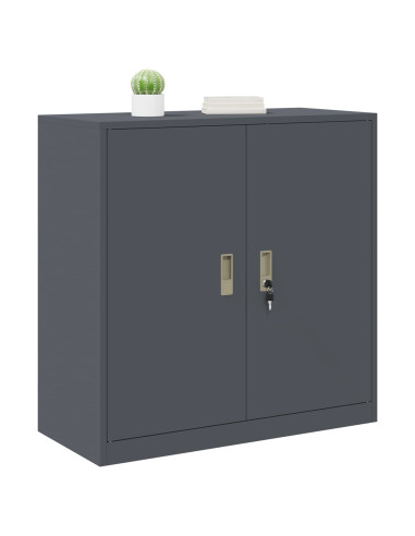 Armadio Antracite 90 x 40 x 90 cm Acciaio