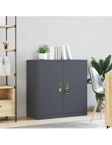 Armadio Antracite 90 x 40 x 90 cm Acciaio