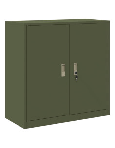 Armadio Verde oliva 90 x 40 x 90 cm Acciaio 2