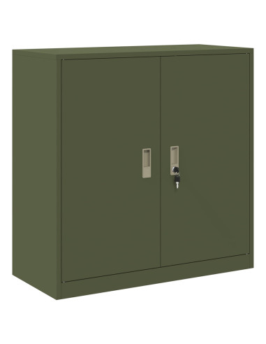 Armadio Verde oliva 90 x 40 x 90 cm Acciaio