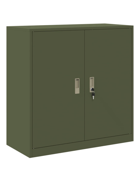 Armadio Verde oliva 90 x 40 x 90 cm Acciaio