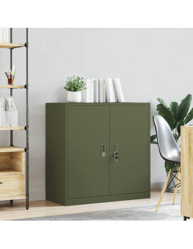 Armadio Verde oliva 90 x 40 x 90 cm Acciaio
