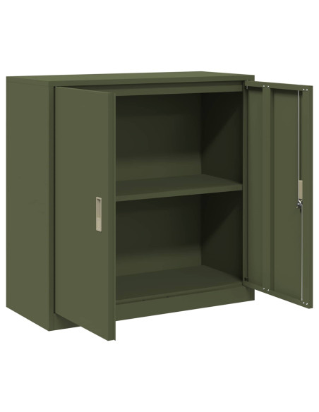 Armadio Verde oliva 90 x 40 x 90 cm Acciaio