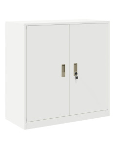 Armadio Bianco 90 x 40 x 90 cm Acciaio 2