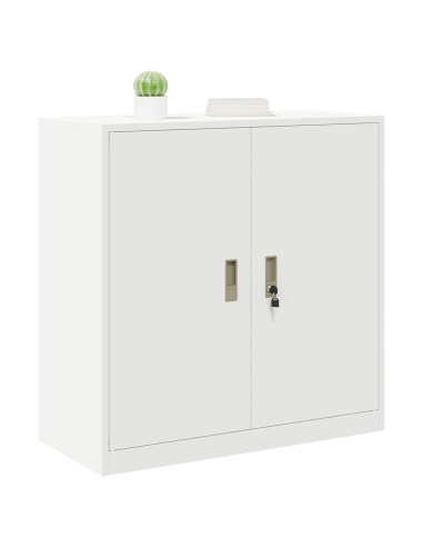 Armadio Bianco 90 x 40 x 90 cm Acciaio