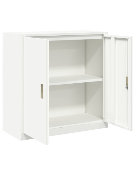 Armadio Bianco 90 x 40 x 90 cm Acciaio