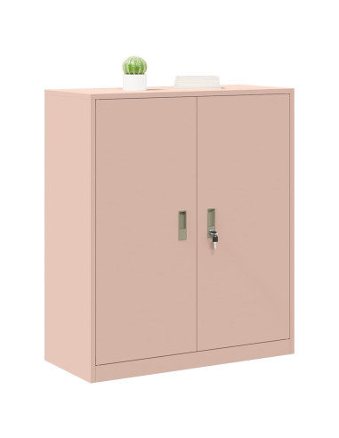 Armadio Rosa 90 x 40 x 105 cm Acciaio