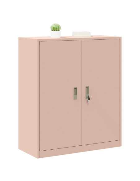Armadio Rosa 90 x 40 x 105 cm Acciaio