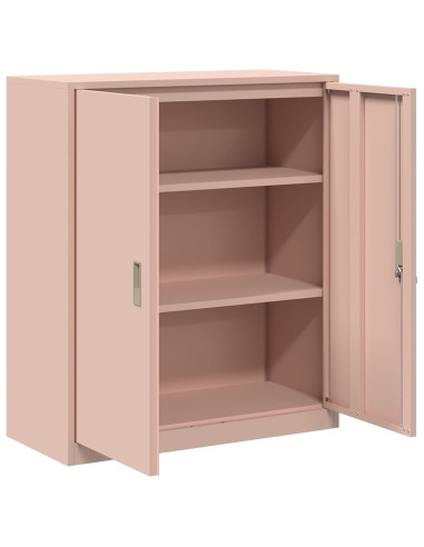 Armadio Rosa 90 x 40 x 105 cm Acciaio