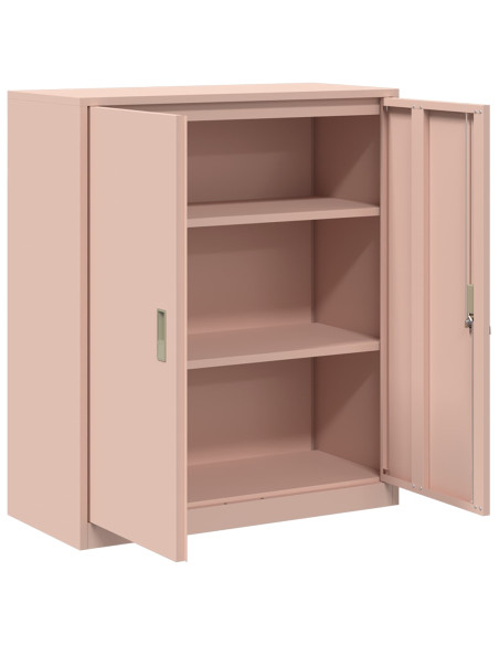 Armadio Rosa 90 x 40 x 105 cm Acciaio