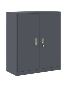 Armadio Antracite 90 x 40 x 105 cm Acciaio 2