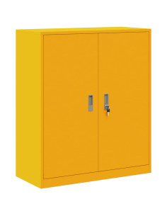 Armadio Giallo senape 90 x 40 x 105 cm Acciaio 2