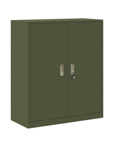 Armadio Verde oliva 90 x 40 x 105 cm Acciaio